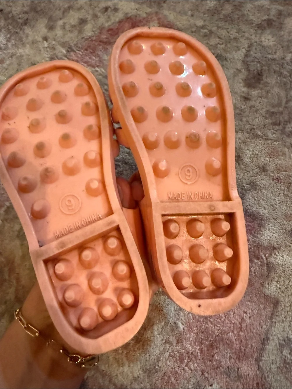 Harper Canyon Disney Moana Jelly Sandals Orange Toddler 9